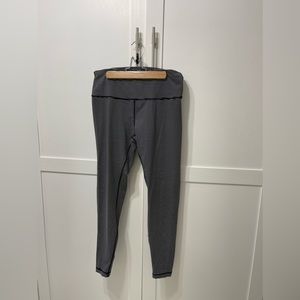 Lululemon Leggings in Black & White Stripes